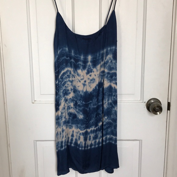 Blue life short silky slip - Picture 2 of 5